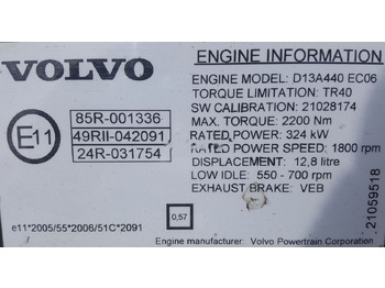 Двигатель для Грузовиков Volvo D13A440 EC06 Volvo FM, FMX: фото 2