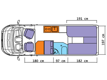 Новый Кастенваген Bravia Mobil Swan 636 PEUGEOT BOXER, EURO 6.4: фото 2