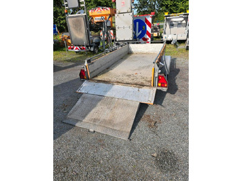 Прицеп 1500kg Tieflader Anhänger Auffahrrampe PKW-Anhänger höhenverstellbare Zugdeichsel mit Wechselzugöse: фото 5