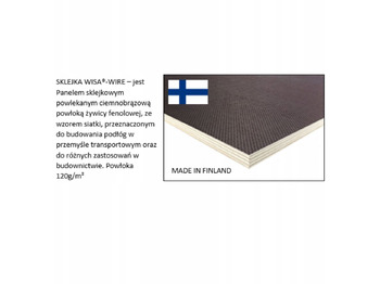 Новый Прицеп бортовой/ Платформа Platforma przyczepa 4x2 WARK dmc 2700 + burty / Platform trailer 4x2 WARK GVW 2700 + sides: фото 4