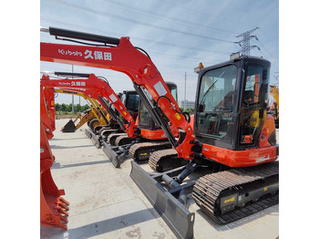 Perfect Condition Kubota U55-4 Japan Brand Mini Excavator with Pusher for Sale   Kubota U25 35 55  5tons в лизинг Perfect Condition Kubota U55-4 Japan Brand Mini Excavator with Pusher for Sale   Kubota U25 35 55  5tons: фото 1