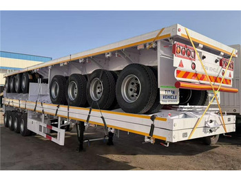 Новый Полуприцеп бортовой/ Платформа для транспортировки сыпучих материалов TITAN 4 Axle Flatbed Trailer for Sale In Saudi Arabia: фото 5