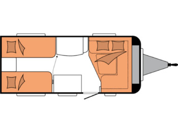 Прицеп дача Wohnwagen Hobby De Luxe 460 LU: фото 3