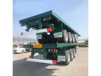 Полуприцеп бортовой/ Платформа Tri axle Container Flatbed Semi Trailer: фото 4