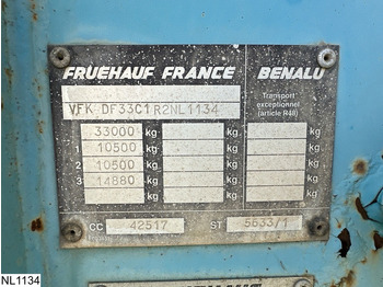 Полуприцеп-контейнеровоз/ Сменный кузов Fruehauf Chassis 20 FT: фото 4