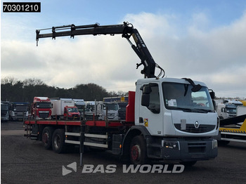 Грузовик бортовой/ Платформа, Автоманипулятор Renault Premium 410 6X2 Terex 120.2E - A3L Kran Crane Lift-Axle Manual Euro 5: фото 3