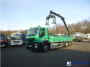 Iveco Stralis 310 6x2 Euro 6 RHD + Atlas 129.3 crane в лизинг Iveco Stralis 310 6x2 Euro 6 RHD + Atlas 129.3 crane: фото 1