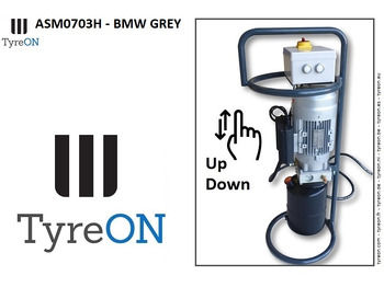 Оборудование для гаражей/ Мастерских ASM0703H motorcycle lifting table with front wheel chock - BMW grey: фото 3