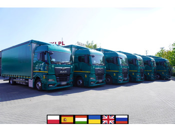 Тентованный грузовик MAN TGX 18.470