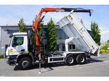 MERCEDES-BENZ AROCS 2636 / Fassi F155A.0.22 crane 6t / 120 tho. km / 3-sided dump truck / 2 x Bordmatic в лизинг MERCEDES-BENZ AROCS 2636 / Fassi F155A.0.22 crane 6t / 120 tho. km / 3-sided dump truck / 2 x Bordmatic: фото 5