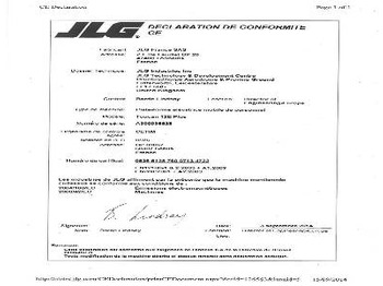 Коленчатый подъемник JLG
