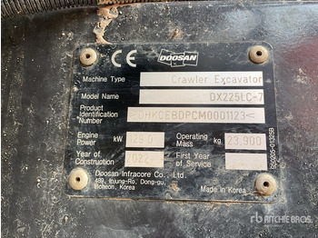 Гусеничный экскаватор DOOSAN DX225LC-7