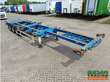 Полуприцеп-контейнеровоз/ Сменный кузов Krone SDC 27 3 assen BPW - DrumBrakes - 5340KG - 2x 20FT 1x 30FT 1x40FT - NL kenteken: фото 4