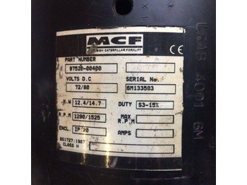 Двигатель и запчасти для Погрузочно-разгрузочной техники Pump motor 72/80V for Caterpillar: фото 3