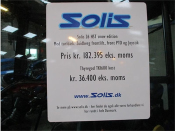 Solis 26 HST Snow Edition med frontlift, front PTO, Thyr в лизинг Solis 26 HST Snow Edition med frontlift, front PTO, Thyr: фото 5 Solis 26 HST Snow Edition med frontlift, front PTO, Thyr в лизинг Solis 26 HST Snow Edition med frontlift, front PTO, Thyr: фото 5