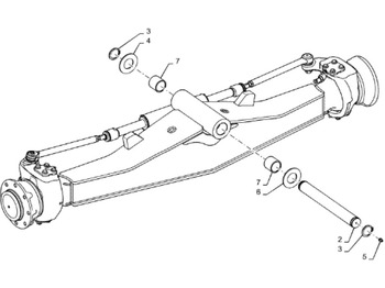 Передняя ось CASE