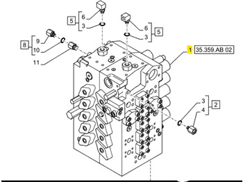Гидравлический клапан CASE