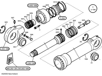 Гидравлический цилиндр NEW HOLLAND