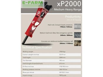 Гидромолот для Строительной техники xp2000: фото 2 Гидромолот для Строительной техники xp2000: фото 2