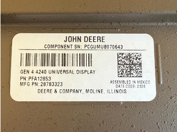 Инструмент/ Оборудование JOHN DEERE