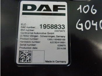 Блок управления для Грузовиков DAF ELC control unit: фото 3 Блок управления для Грузовиков DAF ELC control unit: фото 3