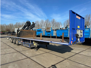 Полуприцеп бортовой/ Платформа Fruehauf MET HIAB 122E-3 REMOTE CONTROLE, 2014: фото 2