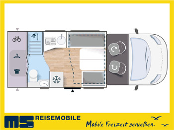 Полуинтегрированный автодом Chausson 650 TITANIUM / - 2026 - / 165PS - 8G. / HUBBETT: фото 2 Полуинтегрированный автодом Chausson 650 TITANIUM / - 2026 - / 165PS - 8G. / HUBBETT: фото 2