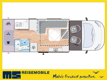 Полуинтегрированный автодом Chausson 660 TITANIUM / -2026 - / 165PS-8G. / XXL-HUBBETT: фото 2 Полуинтегрированный автодом Chausson 660 TITANIUM / -2026 - / 165PS-8G. / XXL-HUBBETT: фото 2
