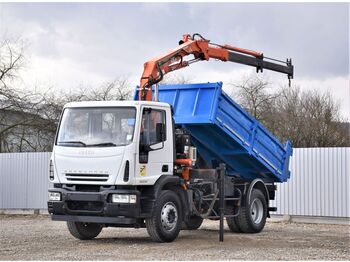 Самосвал, Автоманипулятор Iveco Eurocargo 180E28 *Kipper 3,60m +ATLAS 92.2/FUNK: фото 1