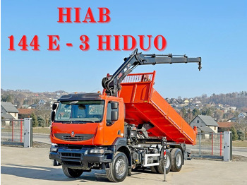Renault KERAX 430* HIAB 144 E-3 HIDUO + FUNK / 6x4  в лизинг Renault KERAX 430* HIAB 144 E-3 HIDUO + FUNK / 6x4: фото 1