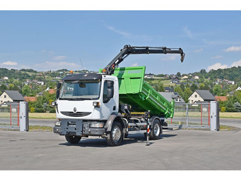 Автоманипулятор, Самосвал Renault MIDLUM 220 DXI *KIPPER 3,80m *HIAB 077 B-2 DUO: фото 2