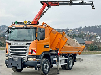 Самосвал, Автоманипулятор Scania G360 Kipper 4,10m *PK 11002 B + FUNK *4x4: фото 3