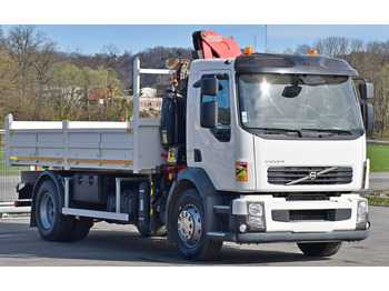 Автоманипулятор, Самосвал Volvo FL 290 KIPPER 4,90m * FASSI F95A.22 + FUNK * TOP: фото 3