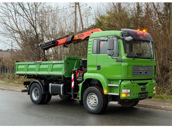 Самосвал, Автоманипулятор MAN TGA 18.360 Meiller 3-Way Tipper + Crane Palfinger PK 9501: фото 2 Самосвал, Автоманипулятор MAN TGA 18.360 Meiller 3-Way Tipper + Crane Palfinger PK 9501: фото 2