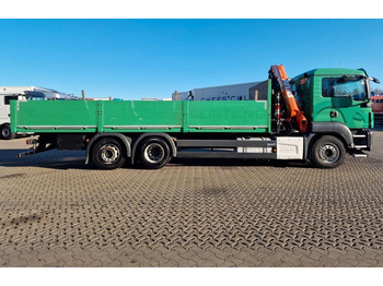 Грузовик бортовой/ Платформа, Автоманипулятор MAN TGS 26.460 6X2 Flatbed + Crane Atlas 172.3E-A4 + RC: фото 4