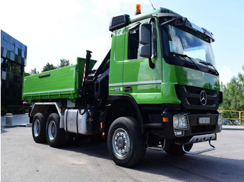 Самосвал Mercedes-Benz  ACTROS 3346 6x6 HIAB 244EP-4 Crane Kipper: фото 4
