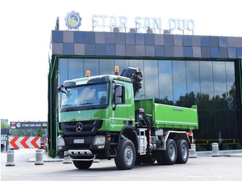 Самосвал Mercedes-Benz  ACTROS 3346 6x6 HIAB 244EP-4 Crane Kipper: фото 3