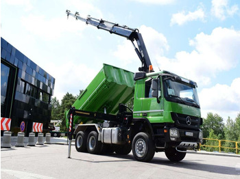 Самосвал Mercedes-Benz  ACTROS 3346 6x6 HIAB 244EP-4 Crane Kipper: фото 2