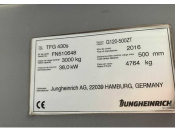 Газовый погрузчик JUNGHEINRICH TFG 430