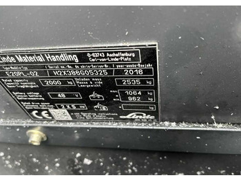 Электропогрузчик Linde E20PL-02: фото 4