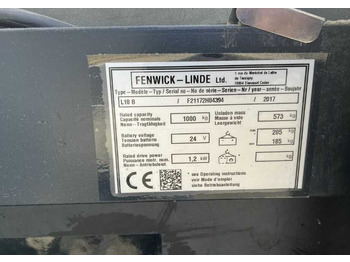 Linde L10B в лизинг Linde L10B: фото 4