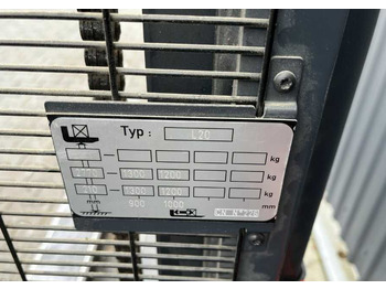 Штабелер Linde L20: фото 5 Штабелер Linde L20: фото 5