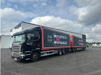 Грузовик с закрытым кузовом SCANIA R 450