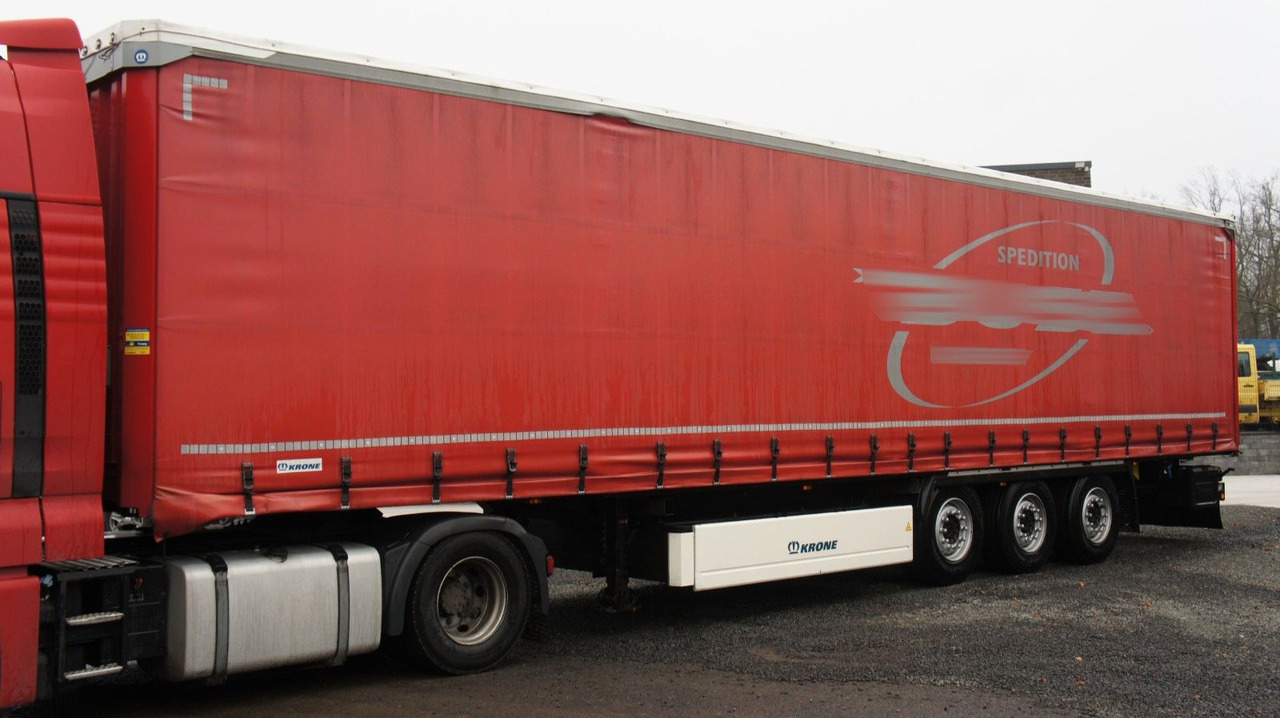 Krone SD Pritsche + Plane Liftachse - Тентованный полуприцеп: фото 1 Krone SD Pritsche + Plane Liftachse - Тентованный полуприцеп: фото 1