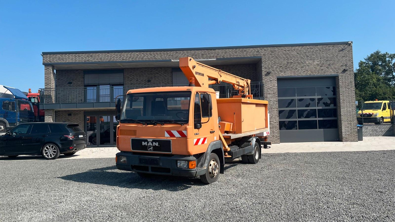 MAN 8.113 Steiger Hubarbeitsbühne Ruthmann MAN 8.113 Steiger Hubarbeitsbühne Ruthmann - Грузовик с подъемником, Лёгкий коммерческий автомобиль: фото 1 MAN 8.113 Steiger Hubarbeitsbühne Ruthmann MAN 8.113 Steiger Hubarbeitsbühne Ruthmann - Грузовик с подъемником, Лёгкий коммерческий автомобиль: фото 1