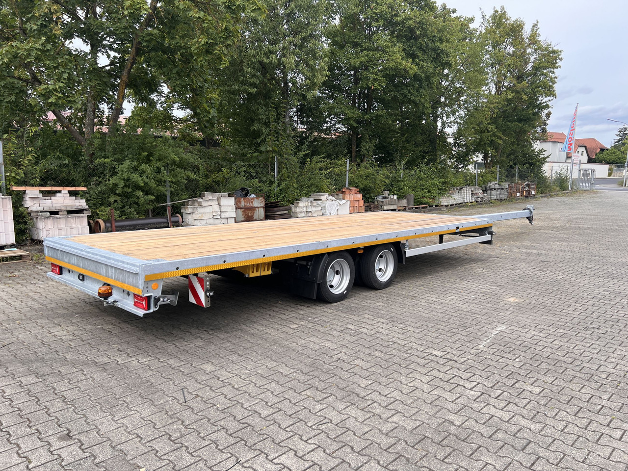 Новый Прицеп бортовой/ Платформа Möslein THT 14-G 7,20 ausziehbar  13,9 t Tandemanhänger- Tieflader, ausziehbar: фото 7 Новый Прицеп бортовой/ Платформа Möslein THT 14-G 7,20 ausziehbar  13,9 t Tandemanhänger- Tieflader, ausziehbar: фото 7