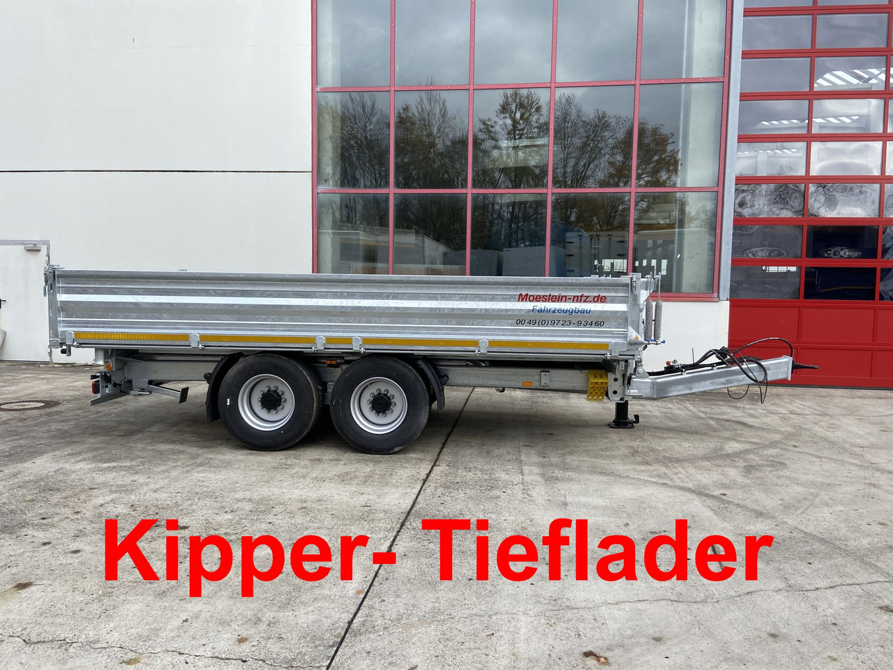 Möslein TTD 14 Schwebheim 14 t Tandemkipper Tieflader Breite Reifen-- Neufahrzeug -- - Самосвальный прицеп: фото 1 Möslein TTD 14 Schwebheim 14 t Tandemkipper Tieflader Breite Reifen-- Neufahrzeug -- - Самосвальный прицеп: фото 1