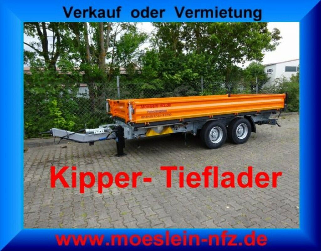 Möslein neuer Tandem 3- Seitenkipper Tieflader-- Neufah - Самосвальный прицеп: фото 2 Möslein neuer Tandem 3- Seitenkipper Tieflader-- Neufah - Самосвальный прицеп: фото 2