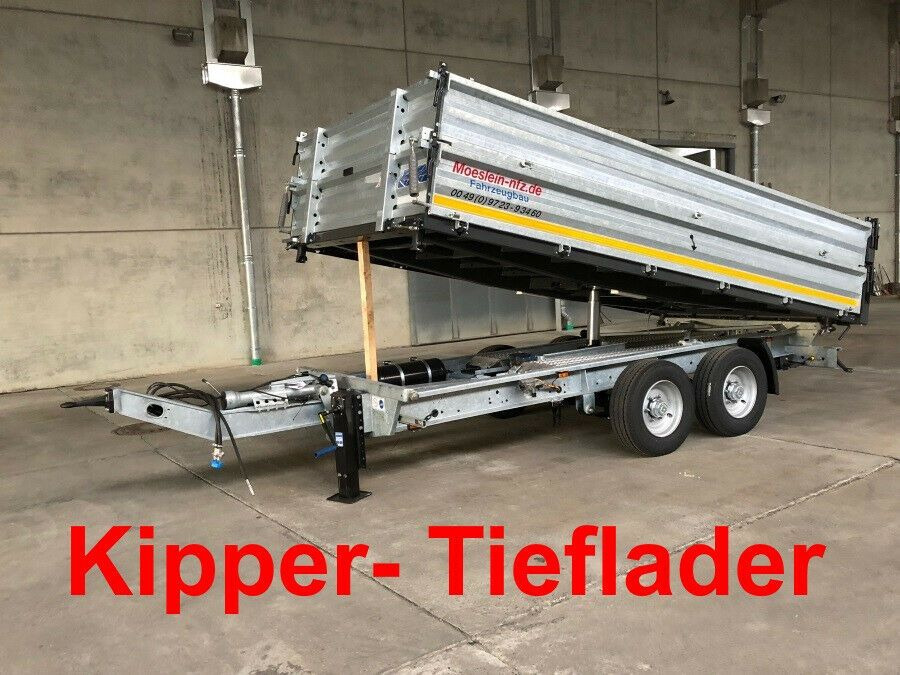 Möslein neuer Tandem 3- Seitenkipper Tiefladermit Bordw - Самосвальный прицеп: фото 1 Möslein neuer Tandem 3- Seitenkipper Tiefladermit Bordw - Самосвальный прицеп: фото 1