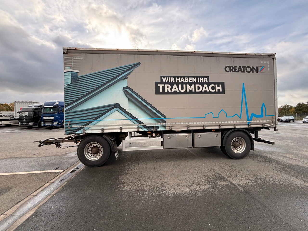 AZP18 Plane + Staplerhalterung - Тентованный прицеп: фото 2 AZP18 Plane + Staplerhalterung - Тентованный прицеп: фото 2